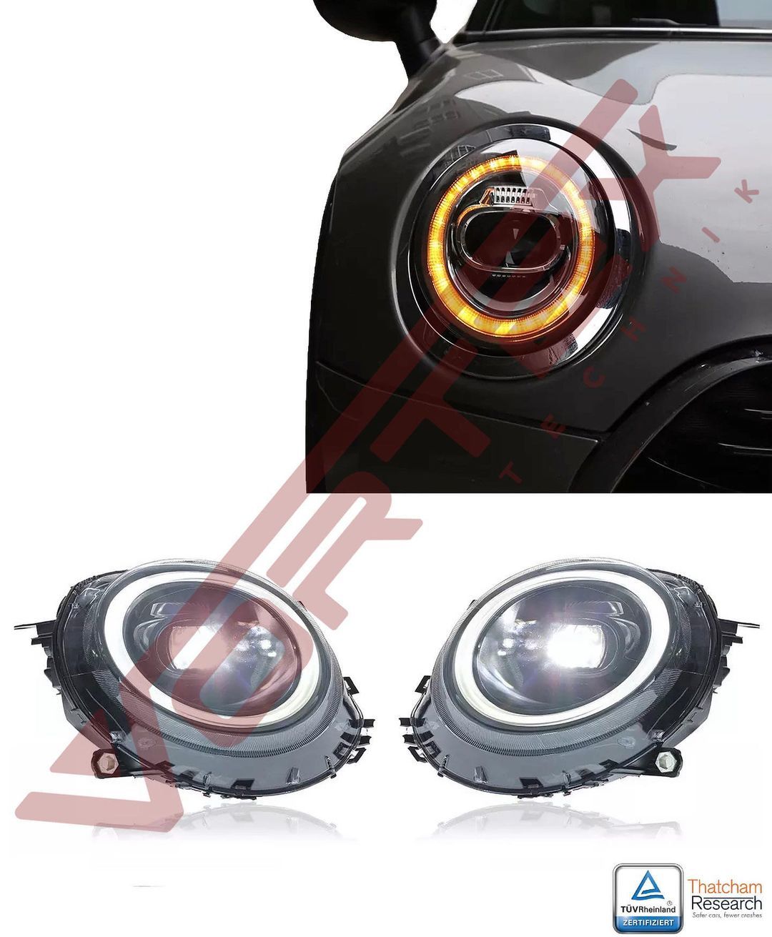MINI R56 2006-2013 için F56 LCI 2018-2022 Full Led Far Dönüşüm Seti