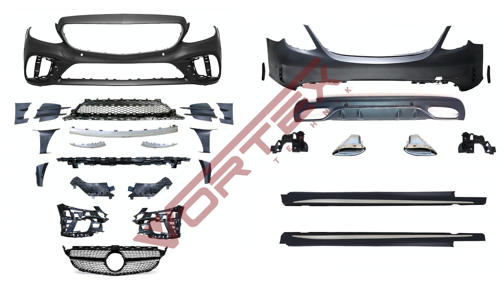 Mercedes C-Serisi W205 2019-2021 Facelift OEM AMG Body Kit