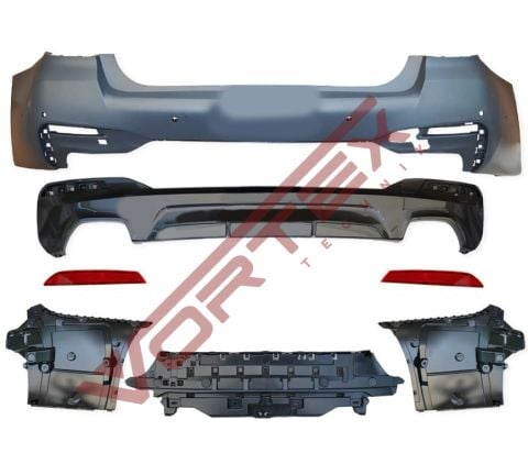 BMW 5 Serisi G30 LCI 2020- M-tech Arka Tampon Seti
