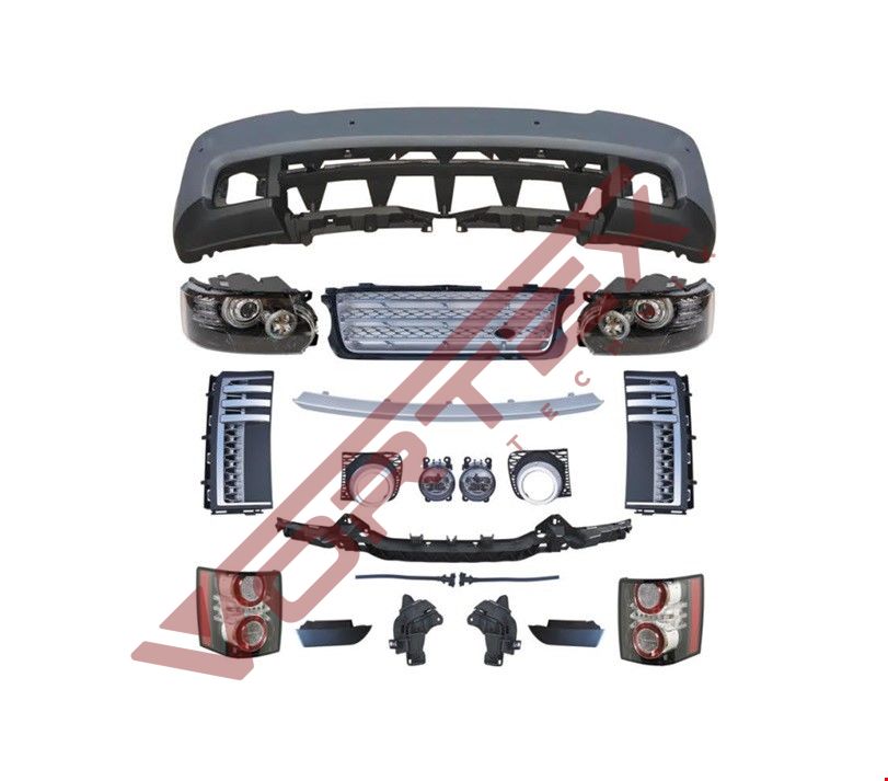 Range Rover Vogue L322 2003-2010 için Facelift 2010-2012 OEM Dönüşüm Seti