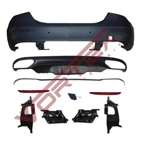 Mercedes E-Serisi W213 2020-2022 Exclusive Arka Tampon Seti , 2138854903