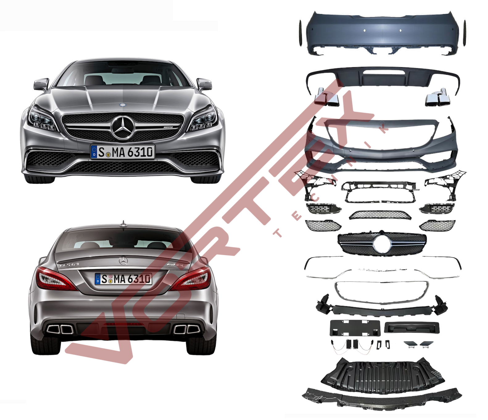 Mercedes CLS W218 2015-2017 CLS63 AMG Body Kit