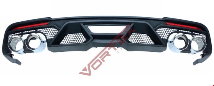 Ford Mustang 2018-2022 GT500 Shelby Arka Tampon Difüzör Seti