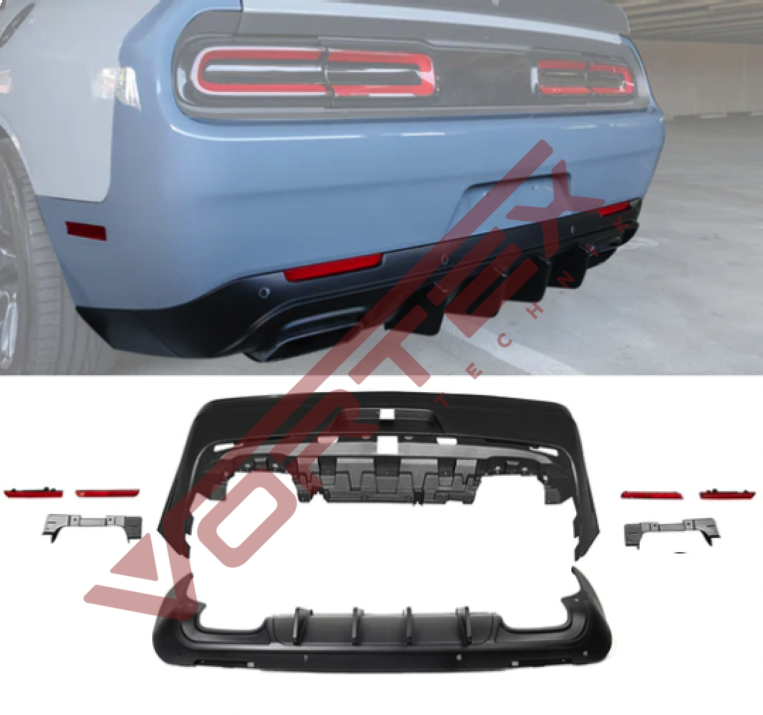 Dodge Challenger 2008-2014 için 2015-2022 Arka Tampon Seti