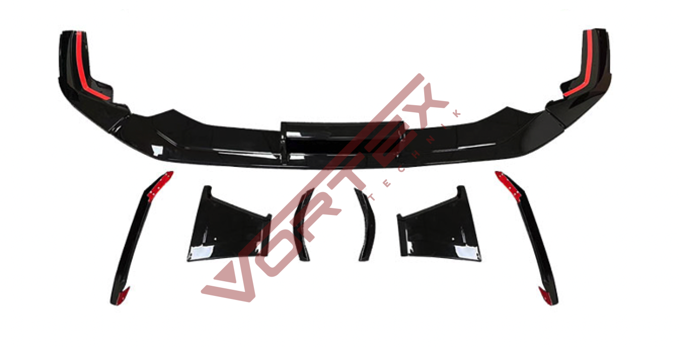 Audi A6 C8 2020-2024 RS6 Ön Tampon Alt Spoyler Lip