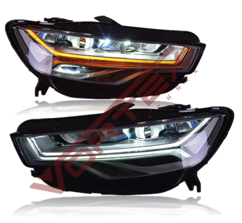 Audi A6 C7 2012-2015 için C7PA 2015-2017 Görünüm Matrix Far Takımı (Tampon değişmeyen model)