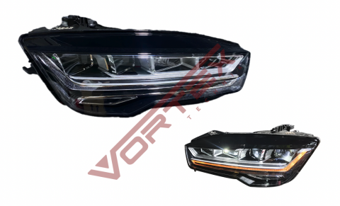 Audi A7 2010-2014 için Facelift 2015- Matrix Led 4 Lens Far Dönüşüm Seti
