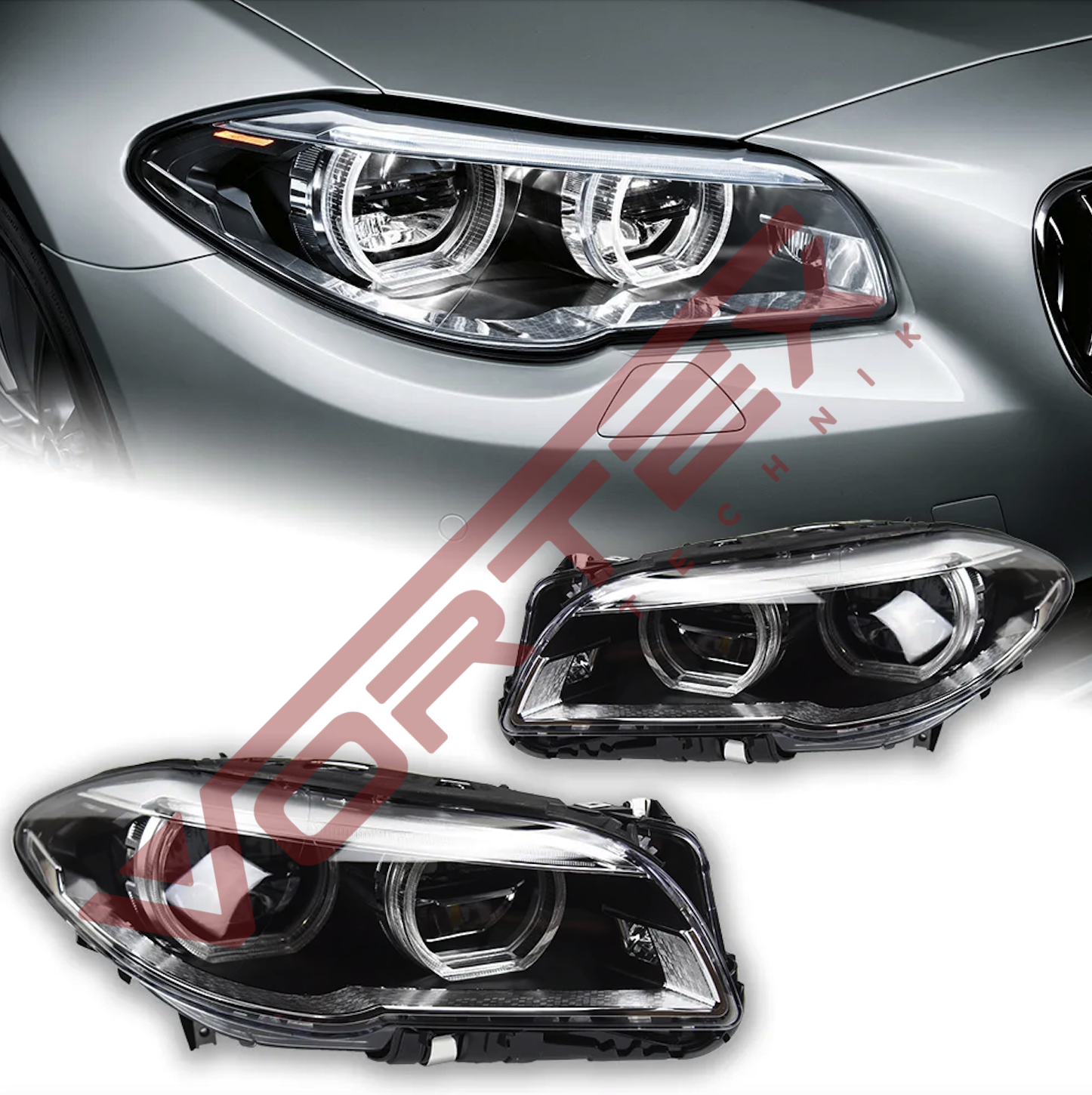 BMW 5 Serisi F10 LCI 2013-2016 M5 Full Led Adaptif Far Takımı