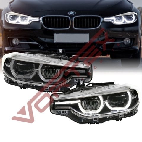 BMW 3 Serisi F30 2012-2015 Halojen farlar için Full Led F30 LCI Far Dönüşüm Seti