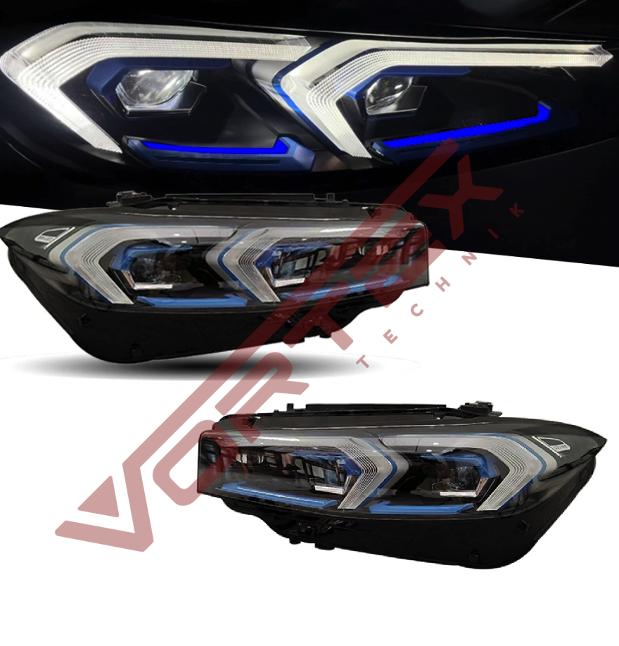 BMW 3 Serisi G20 2019-2021 için Facelift G20 LCI 2022- Lazer Far Dönüşüm Seti