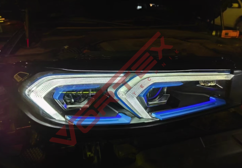 BMW 3 Serisi G20 2019-2021 için Facelift G20 LCI 2022- Lazer Far Dönüşüm Seti