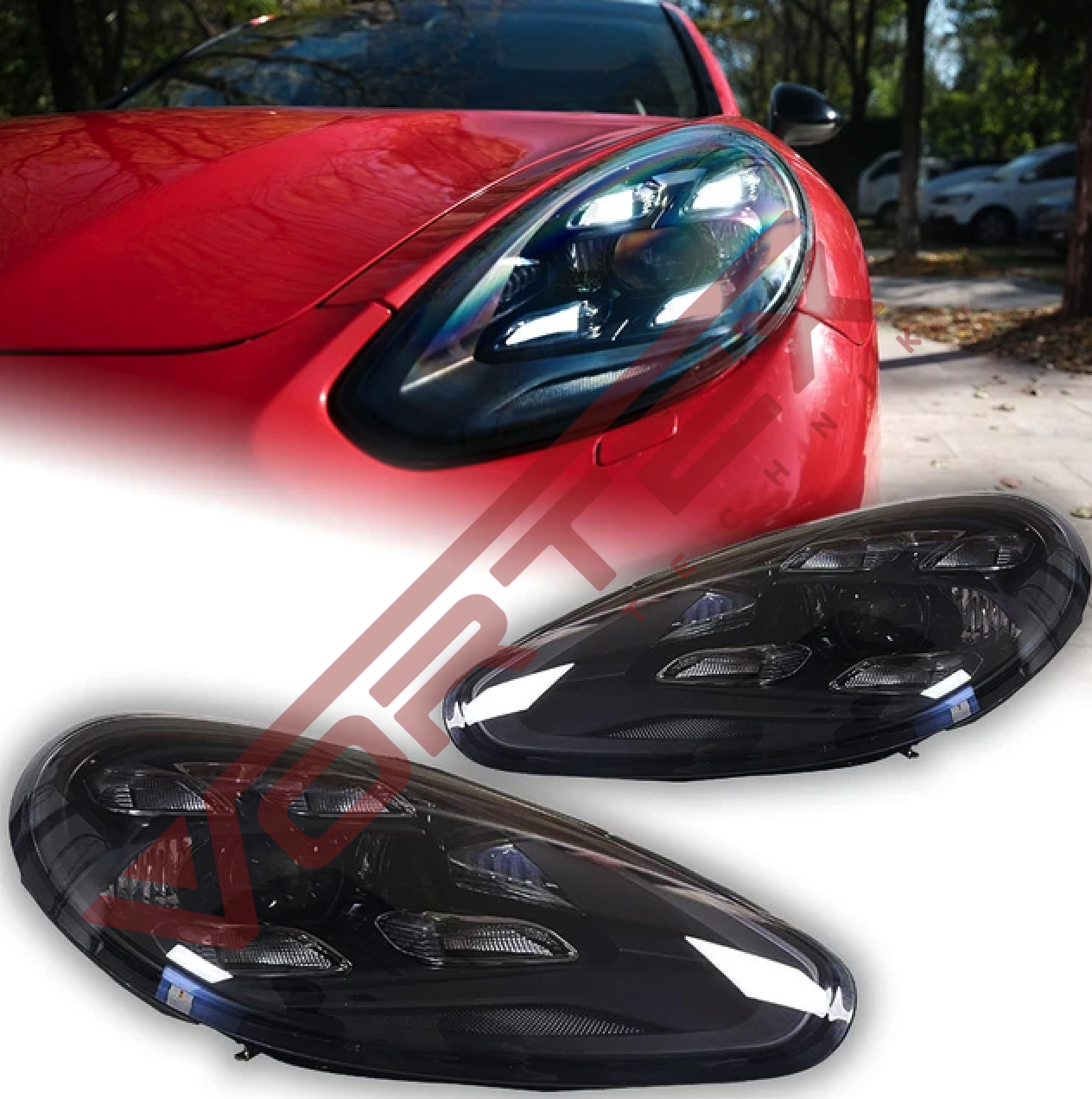 Porsche Panamera (970.1) 2010- için (971.1) 2018-2022 PDLS Plus Far Seti