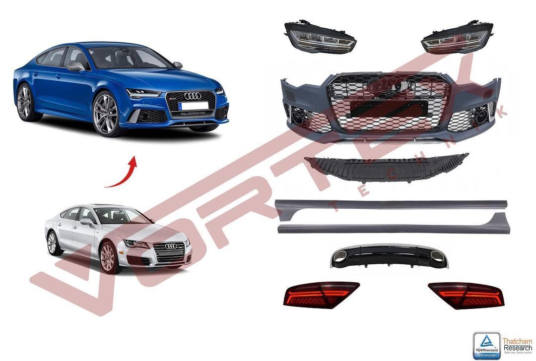 Audi A7 2010-2014 için Facelift 2015-2017 RS7 Dönüşüm Seti