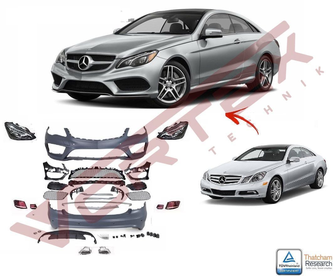 Mercedes E-Serisi Coupe/Cabriolet W207 2009-2012 Facelift 2013-2016 AMG Dönüşüm Seti