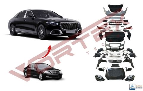 Mercedes-Benz W221 S Serisi 2006-2012 için W223 2022- Maybach Dönüşüm Seti