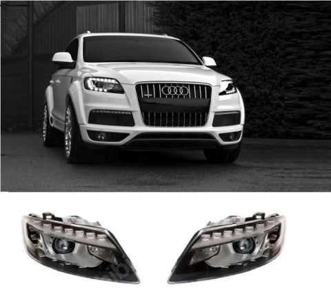 Audi Q7 2007-2010 Facelift 2011-2015 S-Line Dönüşüm Seti FAR SETİ