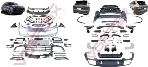 Porsche Cayenne (958.1) 2011-2015 Yeni (9Y0) 2018-2022 Turbo Dönüşüm Seti