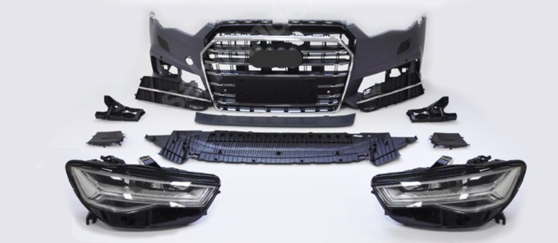 Audi A6 C7 2012-2015 Facelift 2016-2018 S-Line Dönüşüm Seti Ön Tampon