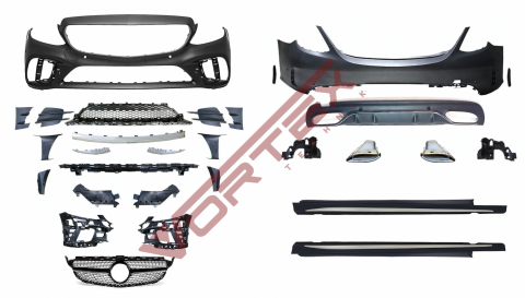 Mercedes C-Serisi W205 2019-2021 Facelift OEM AMG Body Kit