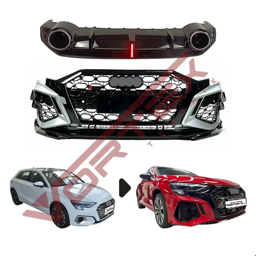 Audi A3 2021- RS3 Body Kit (Hatchback)