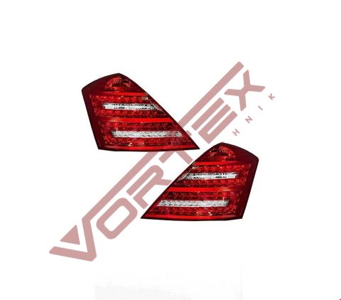 Mercedes S-Serisi W221 2006-2010 için Facelift W221 2010-2012 Led Stop Dönüşüm Seti