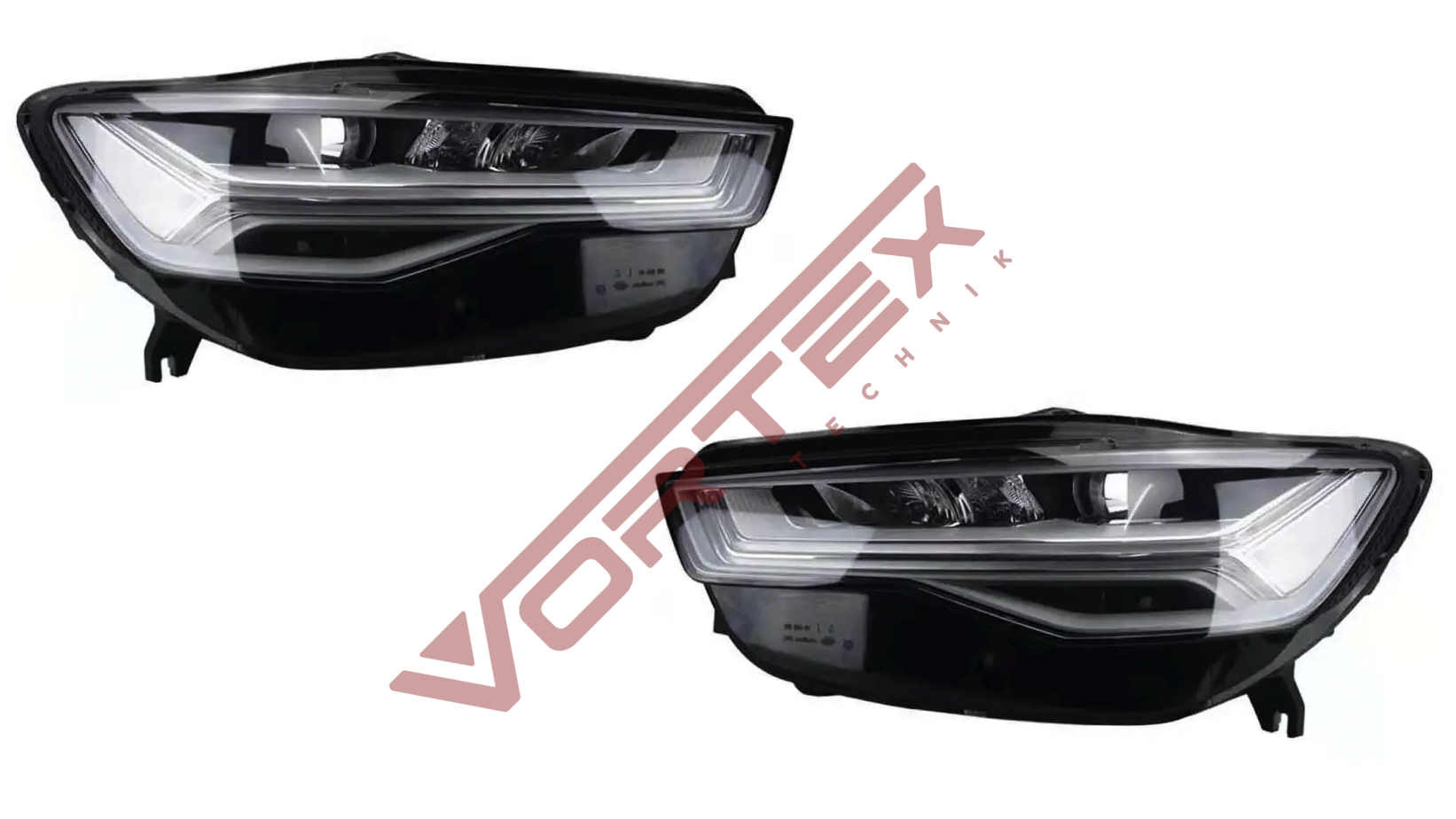 Audi A6 C7 2012-2017 için Facelift C7PA Orjinal Matrix Far Takımı