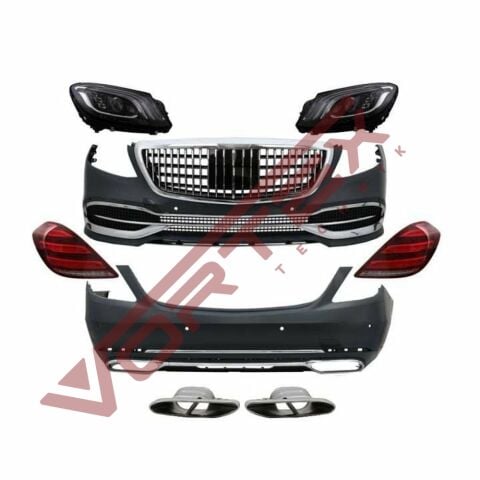 Mercedes S-Serisi W222 2013-2017 için Facelift 2018-2022 Maybach Dönüşüm Seti