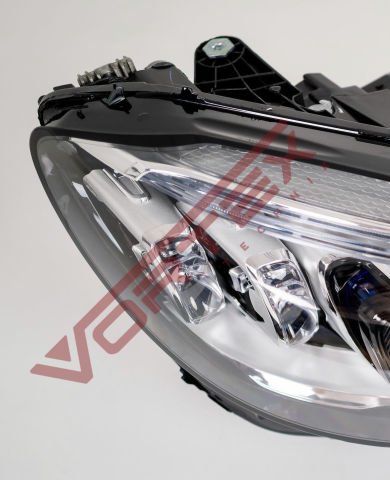 Mercedes C-Serisi W205 2014-2018 Led farlı araçlar için Facelift 2019-2021 Multibeam Led Far Dönüşüm Seti