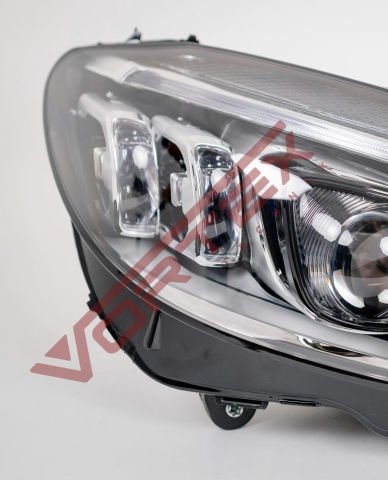 Mercedes C-Serisi W205 2014-2018 Led farlı araçlar için Facelift 2019-2021 Multibeam Led Far Dönüşüm Seti
