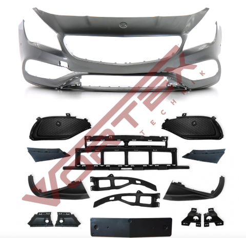 Mercedes CLA W117 2016-2018 OEM AMG Ön Tampon Seti , 1178802301