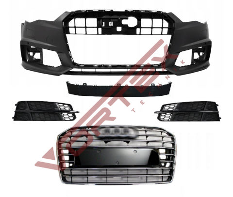 Audi A6 C7PA 2015-2017 OEM S-Line Ön Tampon Seti