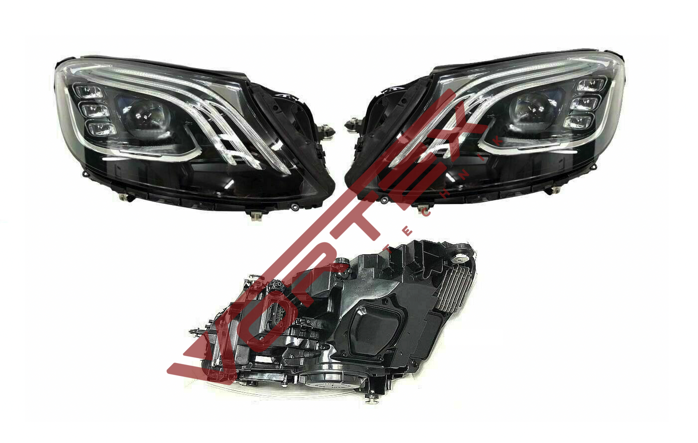 Mercedes S-Serisi W222 2013-2017 için Facelift W222 Multibeam Far Dönüşüm Seti