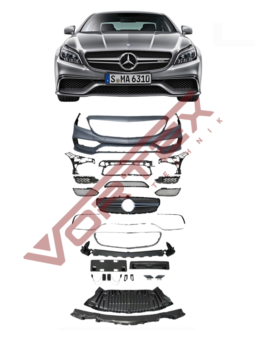 Mercedes CLS W218 2015-2017 CLS63 AMG Ön Tampon Seti