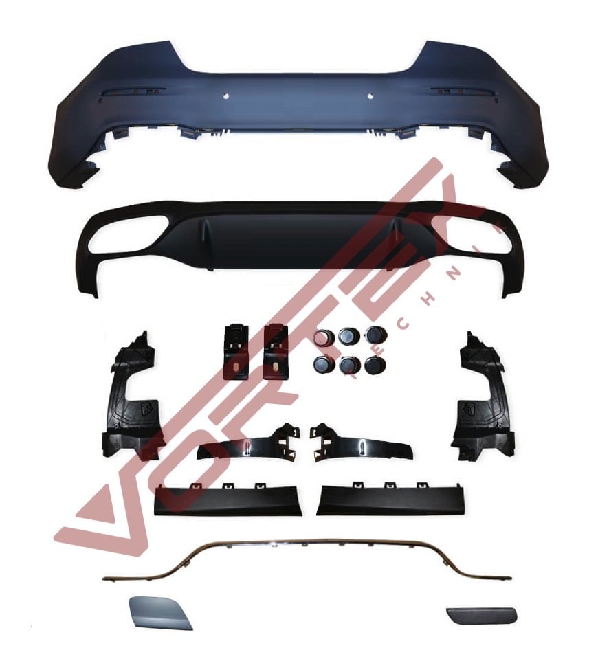 Mercedes E-Serisi W213 2020-2022 Standart OEM AMG Arka Tampon Seti , 2138854405