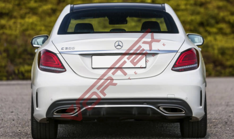 Mercedes C-Serisi Facelift W205 2019-2021 Standart OEM AMG Arka Tampon Seti