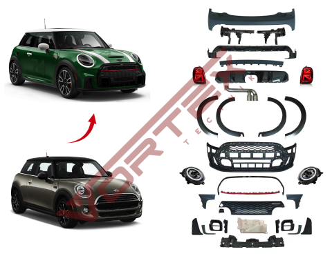 MINI F56 2014-2018 için Facelift F56 LCI 2021- JCW Dönüşüm Seti