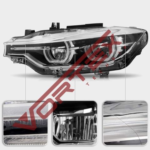BMW 3 Serisi F30 2012-2015 Xenon farlar için Full Led F30 LCI Far Dönüşüm Seti