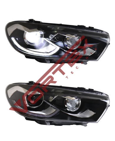Volkswagen Scirocco 2009-2015 Xenon farlar için Facelift Full Led Far Takımı